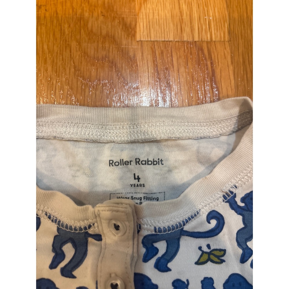 Roller Rabbit‎ Pajama Set Size 4T - Picture 2 of 3